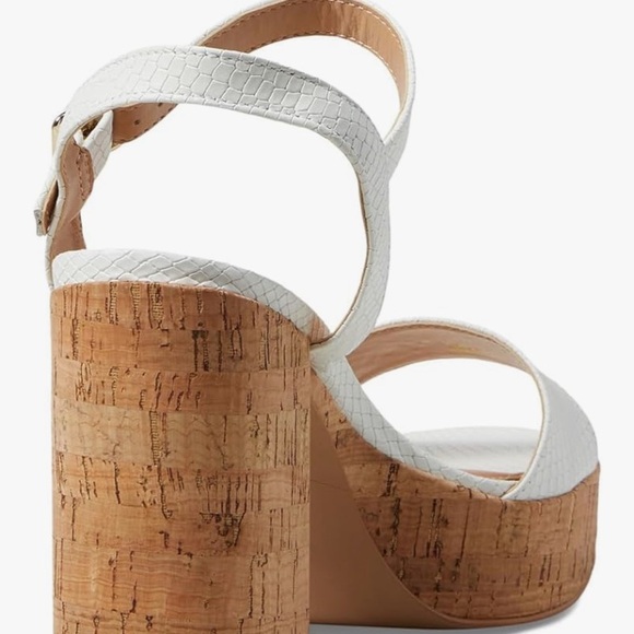 Dune London White Platform Sandals